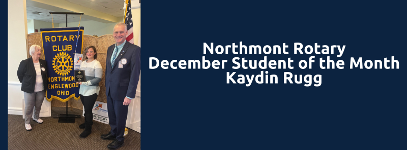 Junior Kaydin Rugg Named Northmont Rotary Student of the Month Image